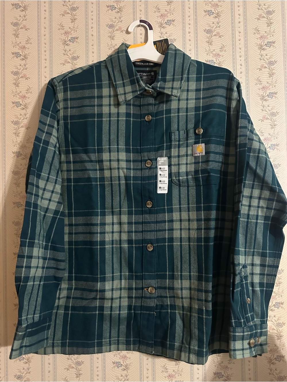 Carhartt Women's TENCEL™ Fiber Series Loose Fit Twill Plaid Shirt
